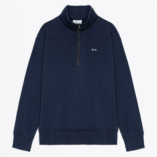 - Briggs Half Zip Sweatshirt - Navy