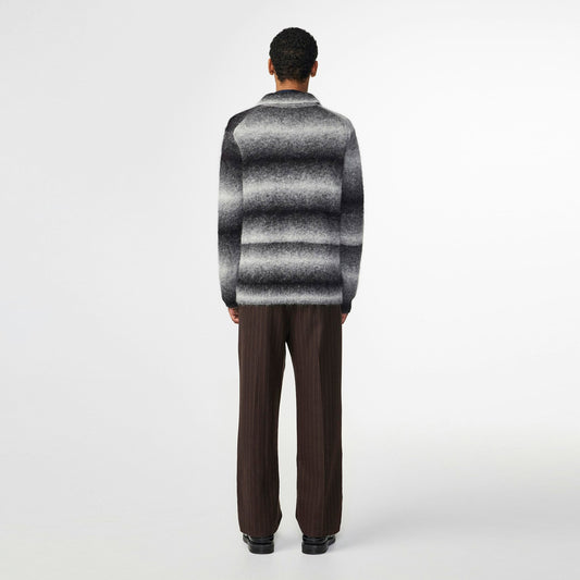 - Alfie Polo Cardigan - Grey