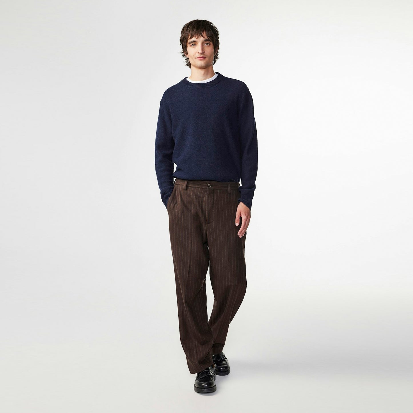 Nigel Crew Knit - Navy