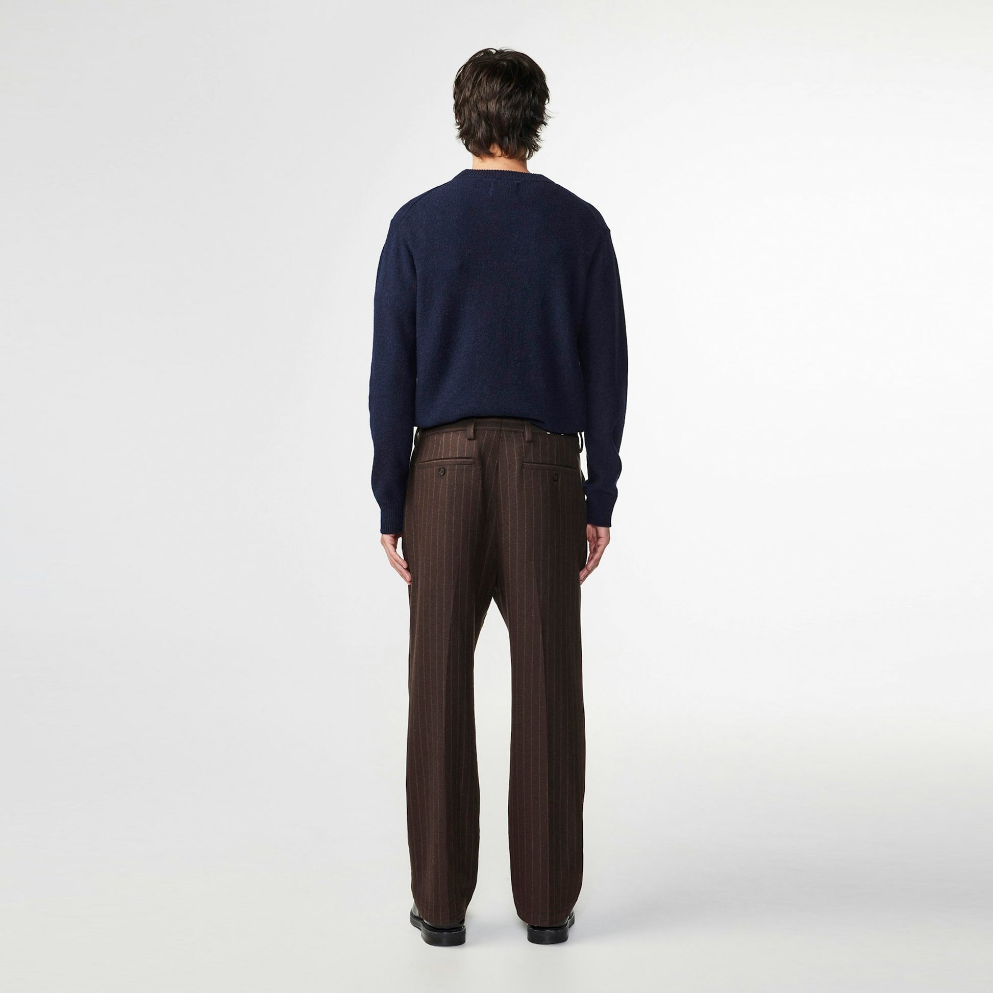 NN07 Nigel Crew Knit - Navy