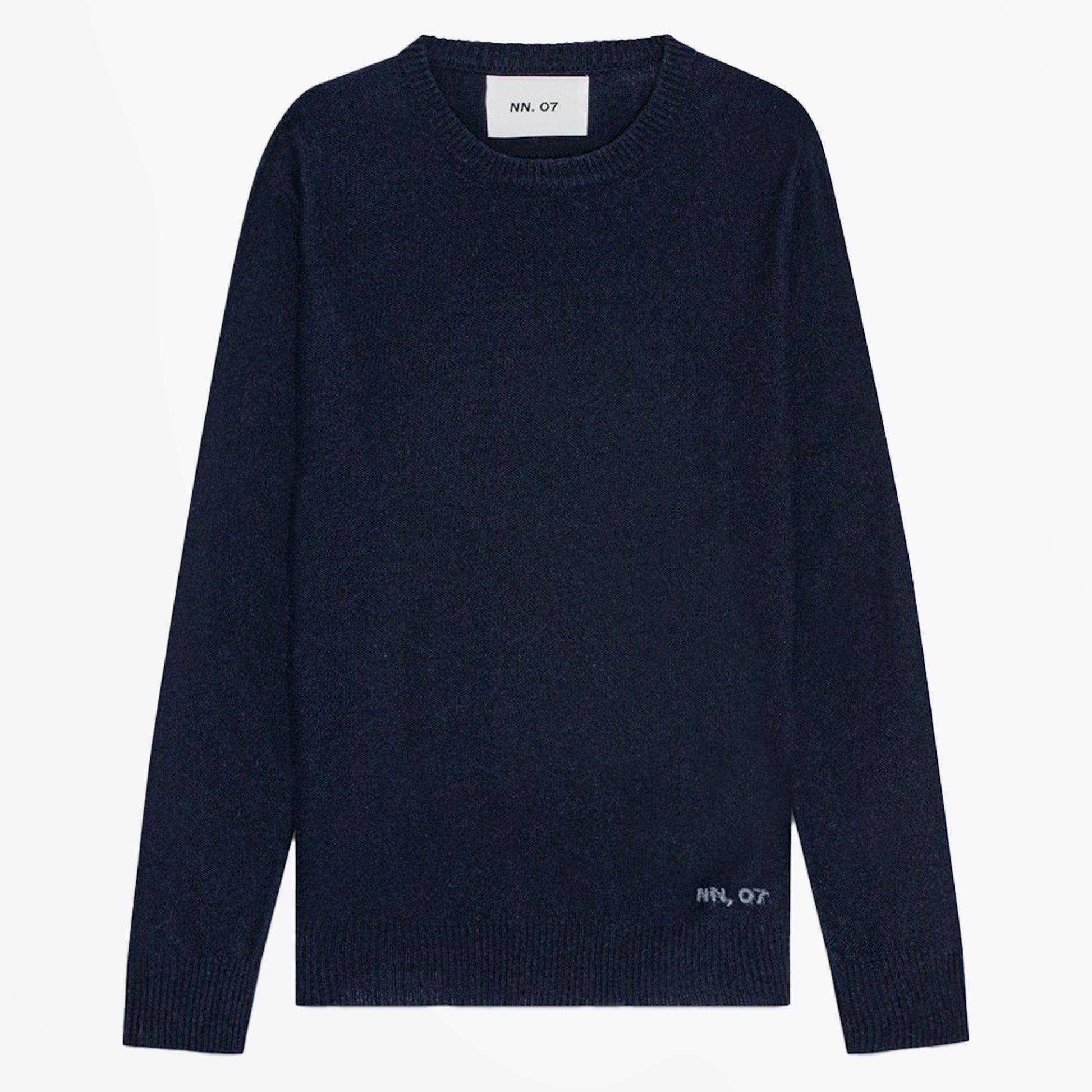 NN07 Nigel Crew Knit - Navy