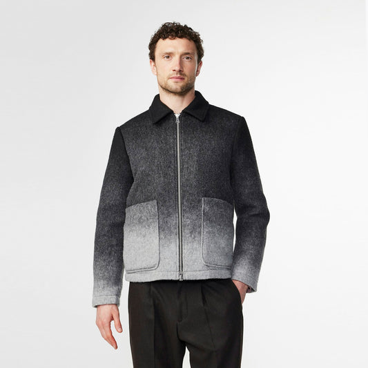 Gael Zip Short Jacket - Grey