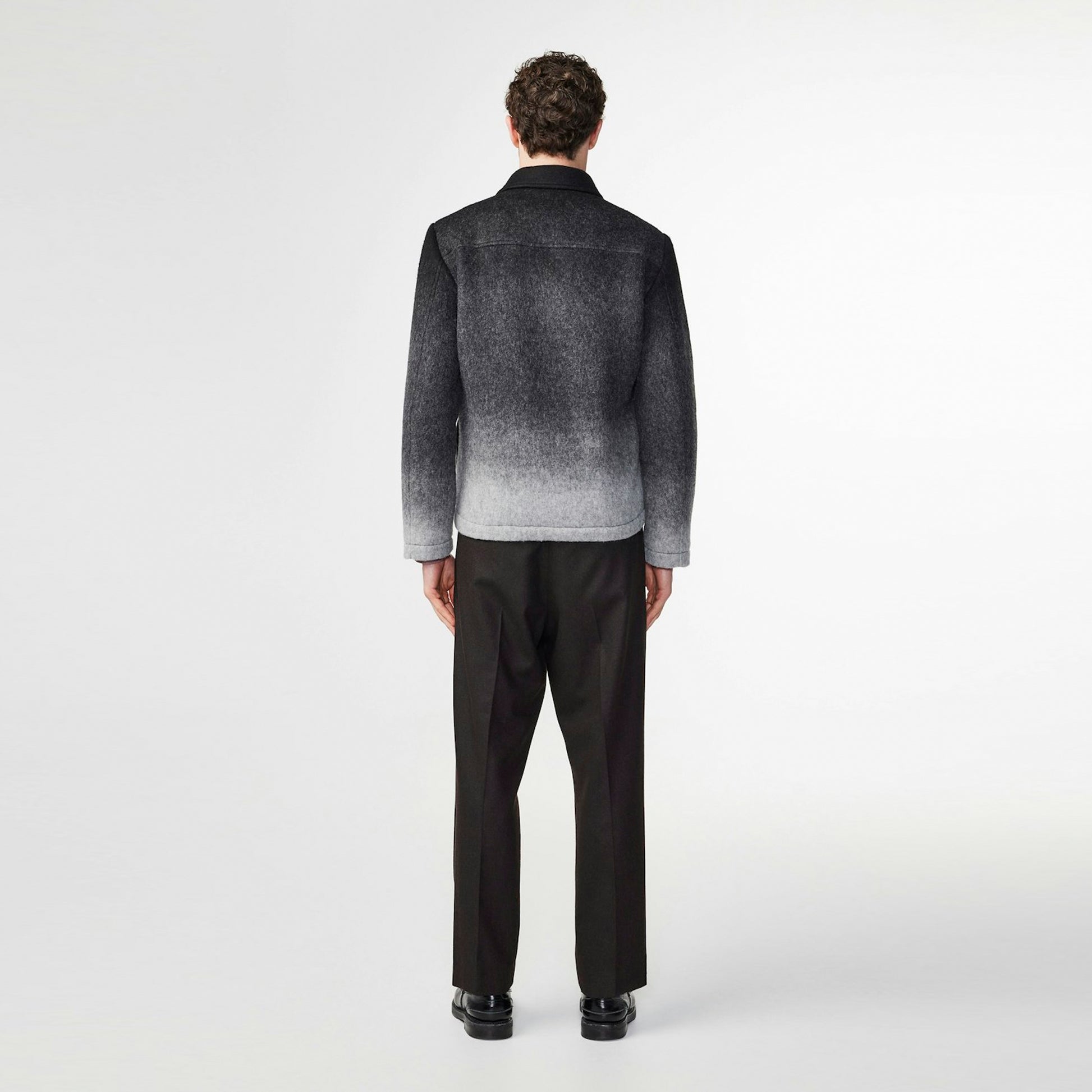 NN07 Gael Zip Short Jacket - Grey