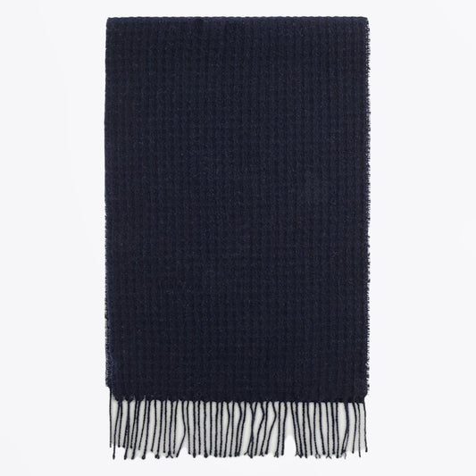 - Two Wool scarf - Navy