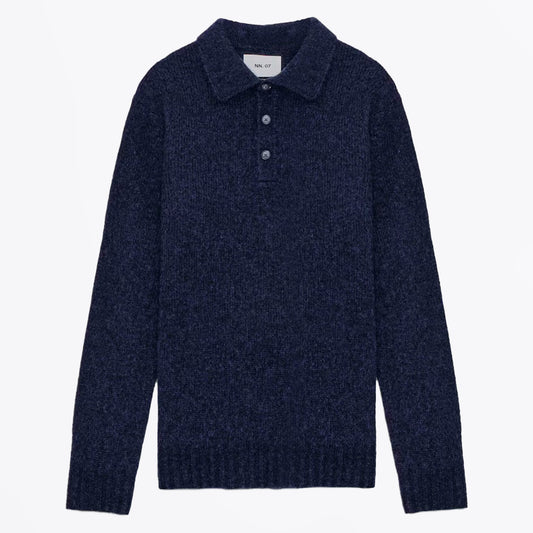 - Lee Wool Polo - Navy