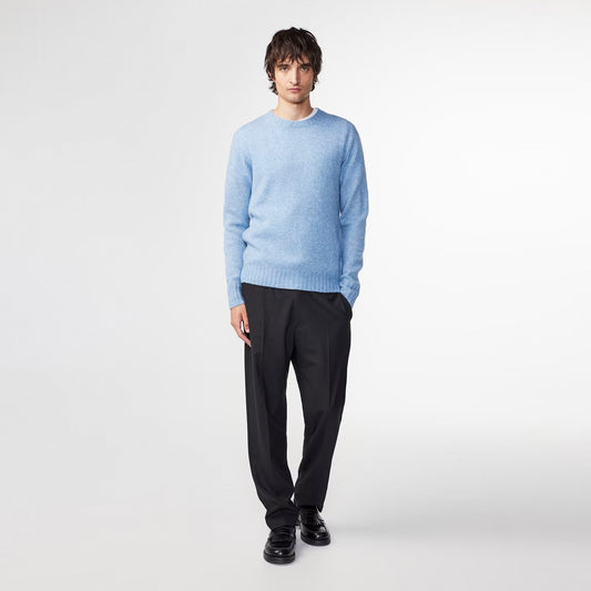 - Lee Crew Wool Knit - Tink Blue