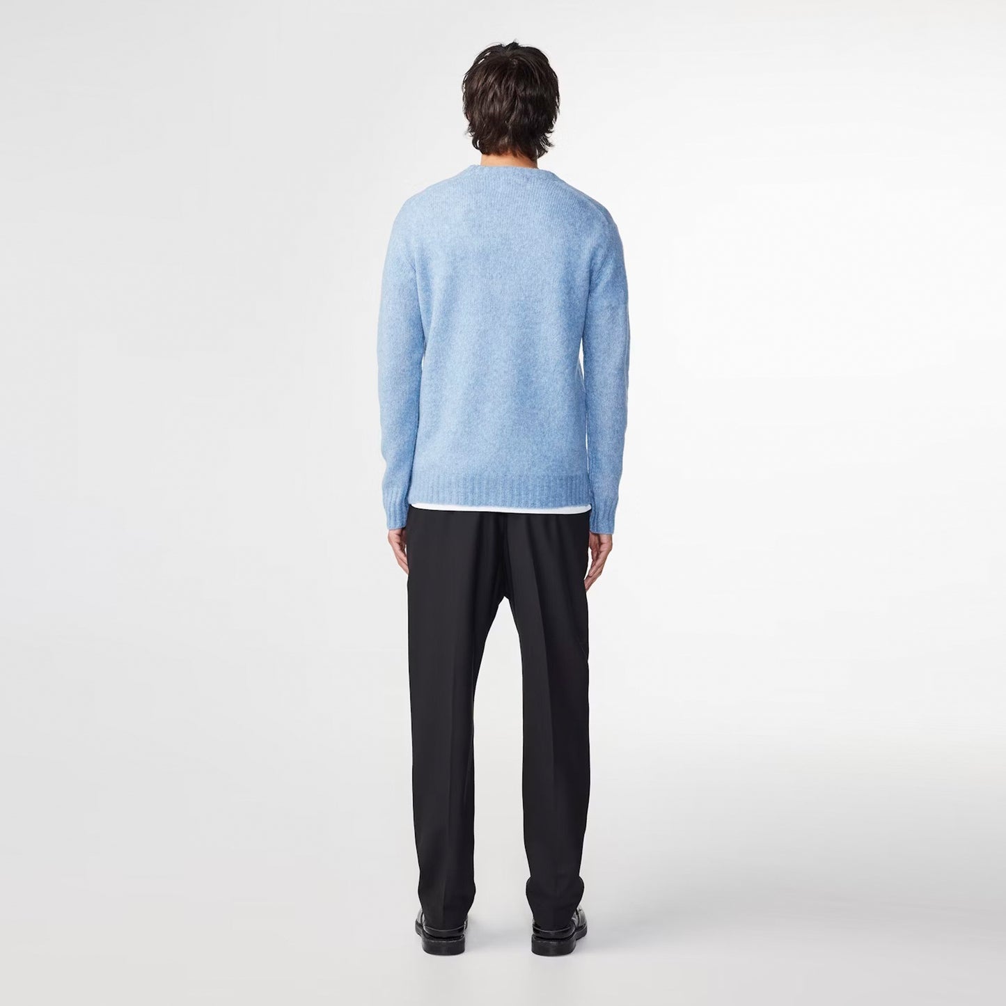 - Lee Crew Wool Knit - Tink Blue