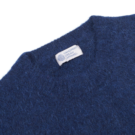 - Alpaca Blend Crewneck - Navy