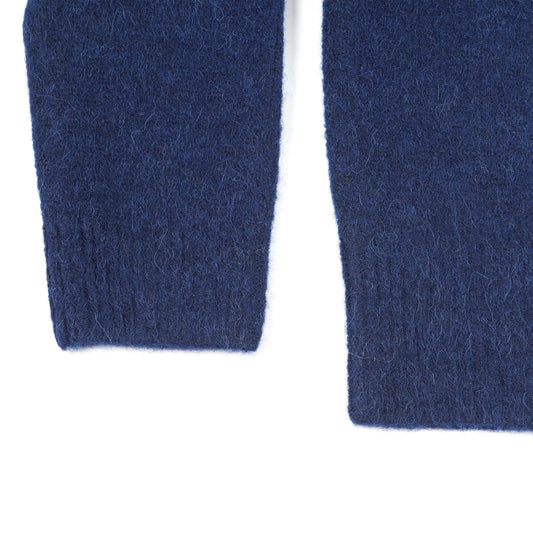 - Alpaca Blend Crewneck - Navy