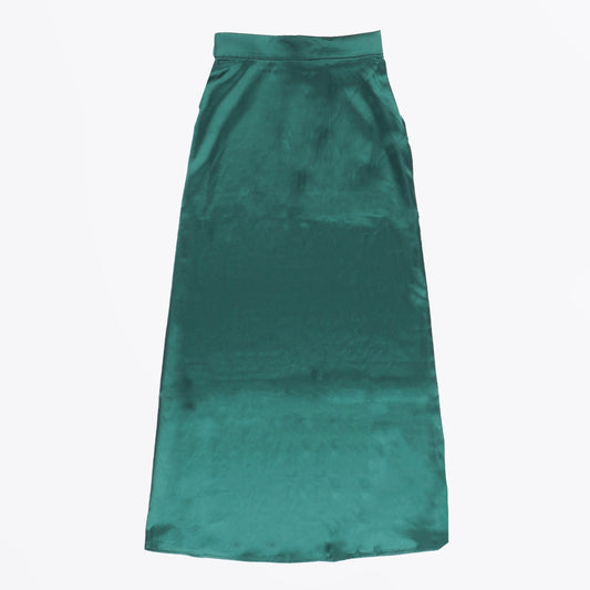 - Satin Skirt - Green