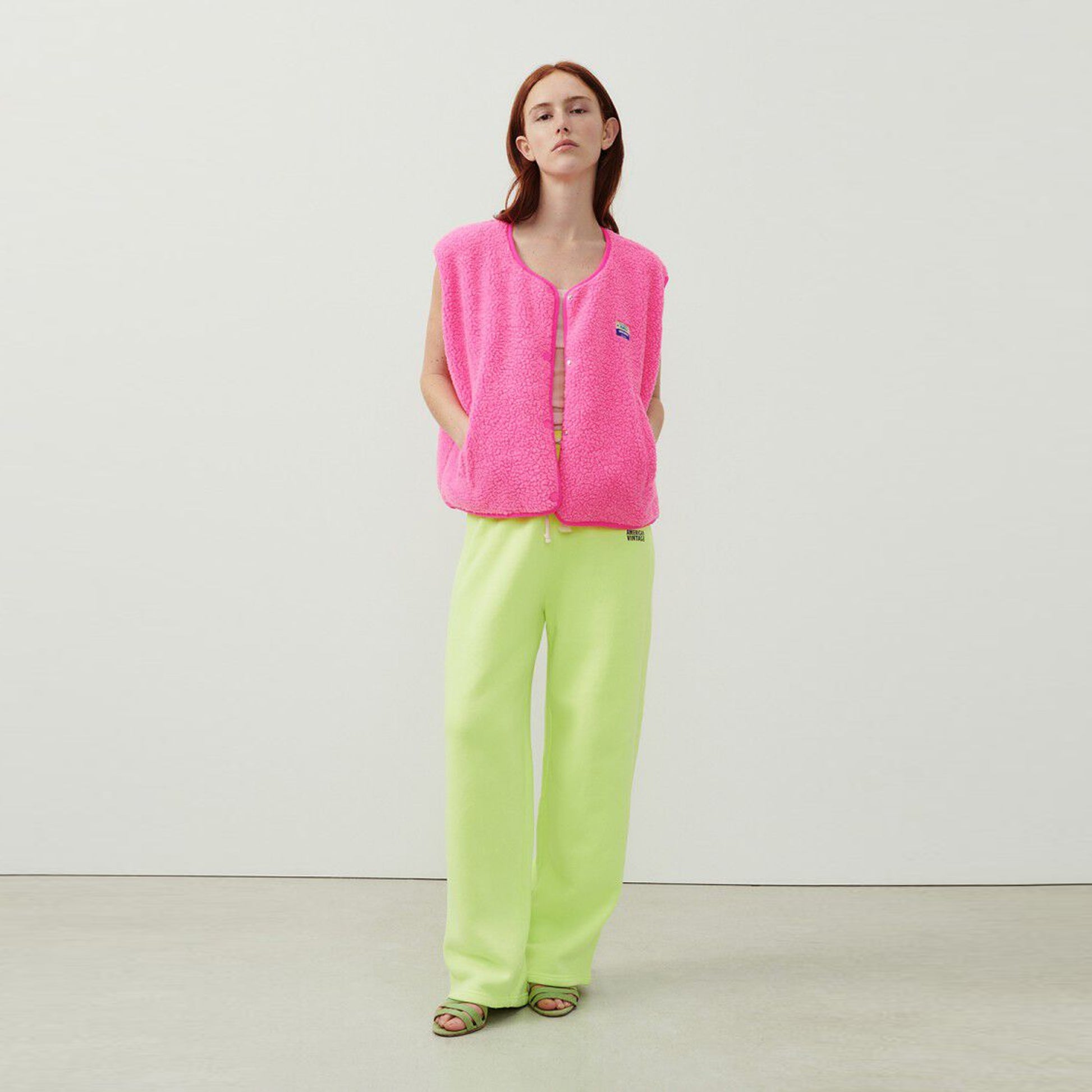 American Hoktown Vest - Acid Pink
