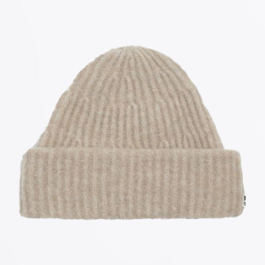 - Rib Hat Alpaca Blend - Beige
