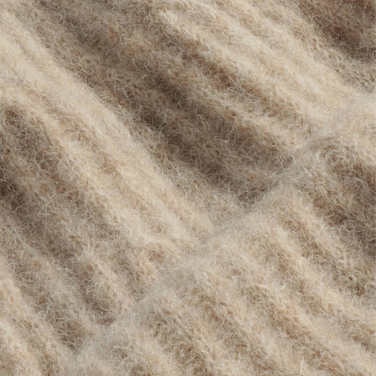 - Rib Hat Alpaca Blend - Beige
