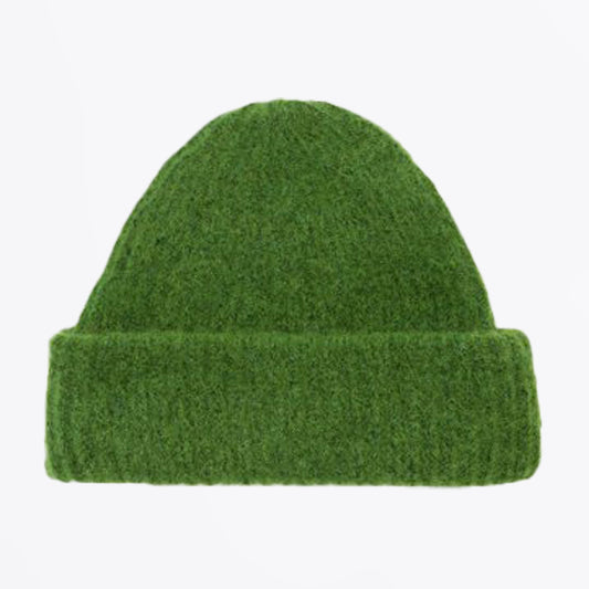 - Rib Hat Alpaca Blend - Green
