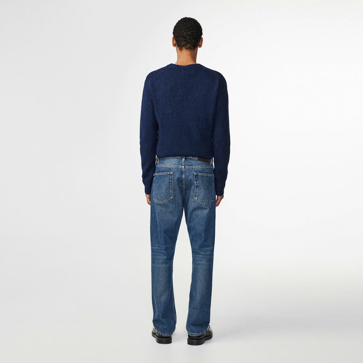 Lee Crew Wool Knit - Navy
