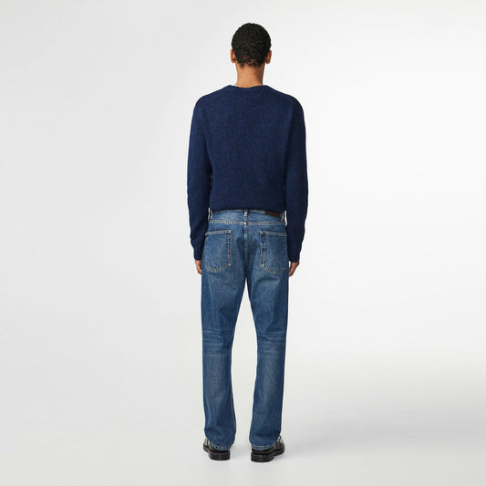 Lee Crew Wool Knit - Navy