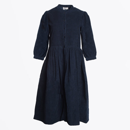 - Corduroy Dress - Navy