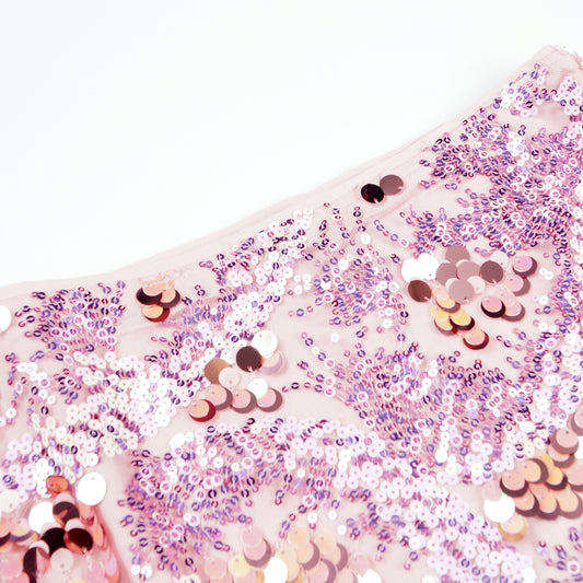 - Sequin Skirt - Pink