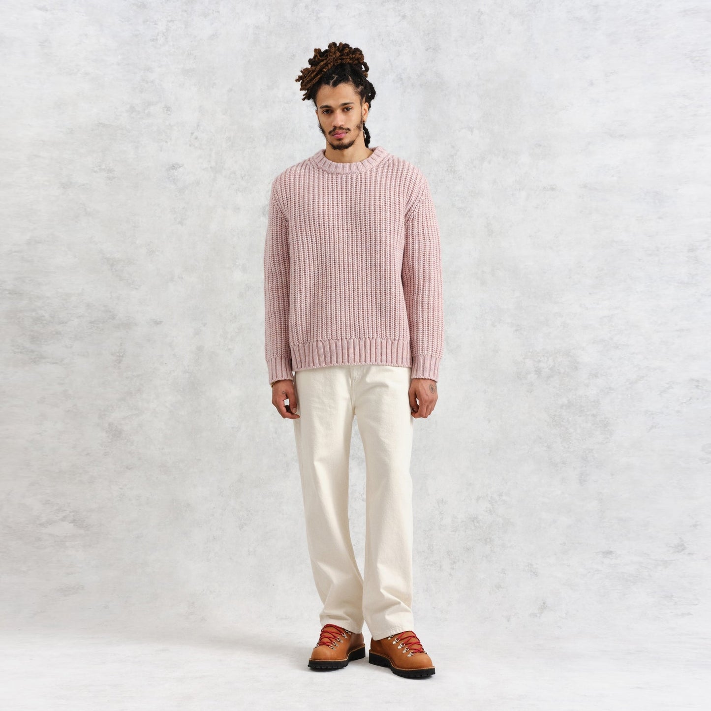 - Wilde Crew Thick Knit - Pink