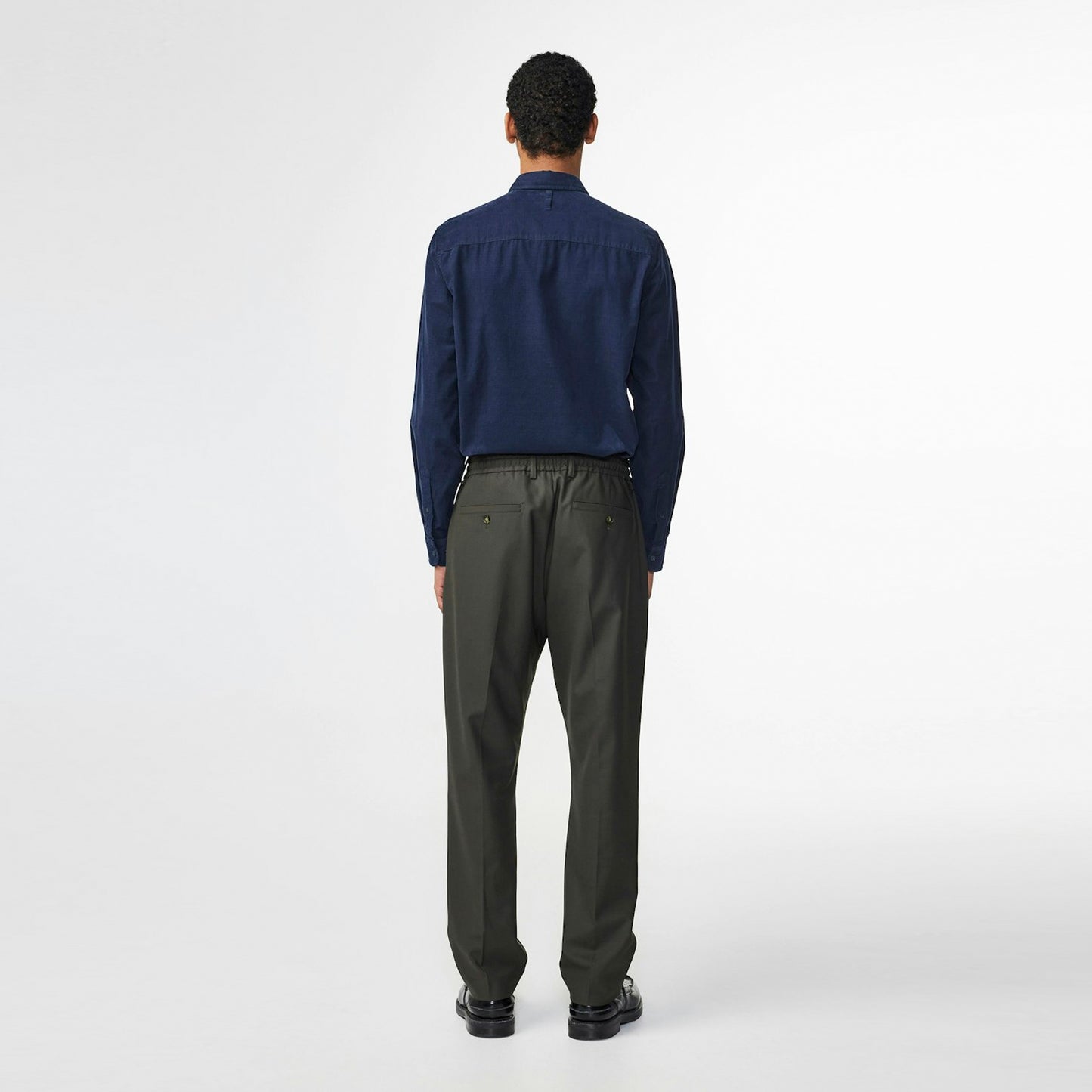 - Arne Fine Cord Shirt - Navy