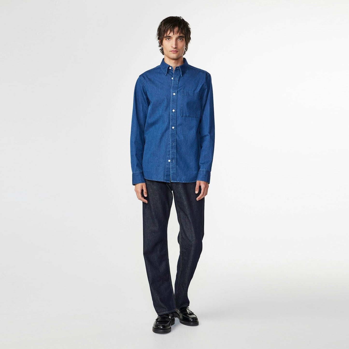 - Cohen Denim Shirt - Medium Washed