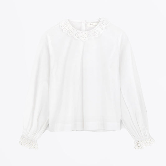 - Cornflower Blouse - Optic White
