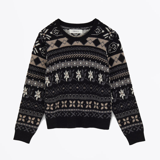 - Ellinor Jumper - Black/Grey