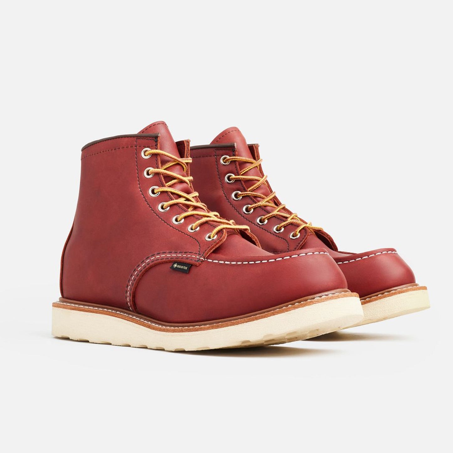 - Gore-Tex Moc Waterproof Leather Boots - Russet