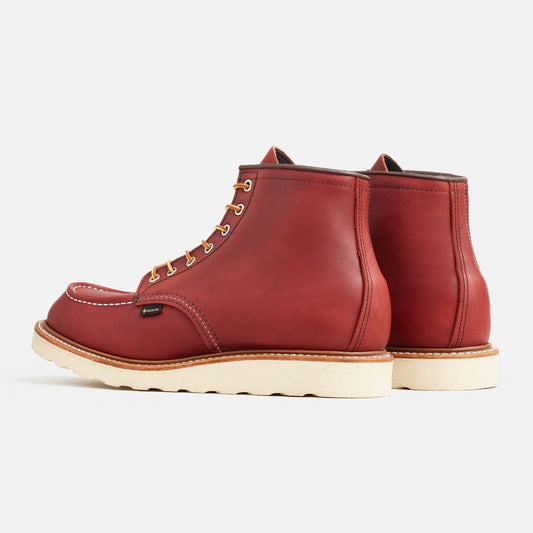 - Gore-Tex Moc Waterproof Leather Boots - Russet