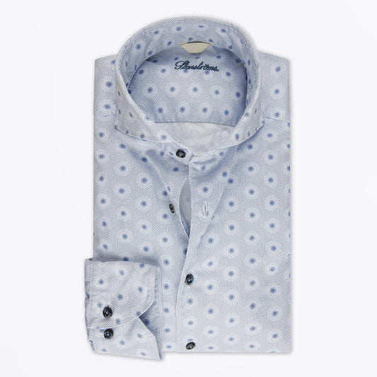 - Pattern Shirt - Light Blue