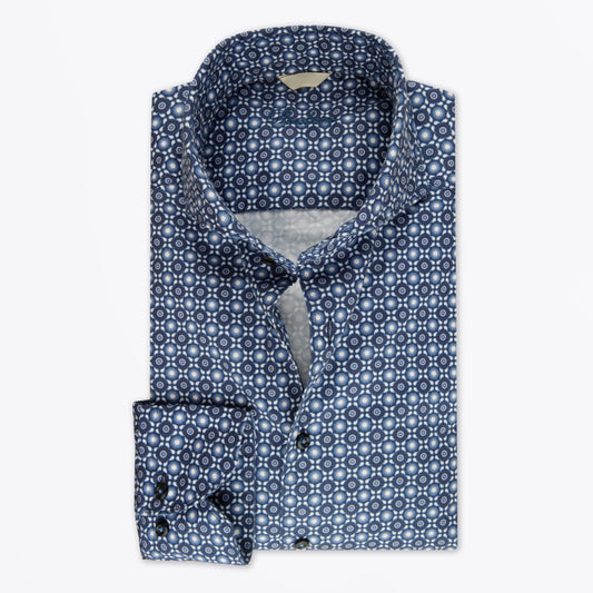 - Pattern Shirt - Blue