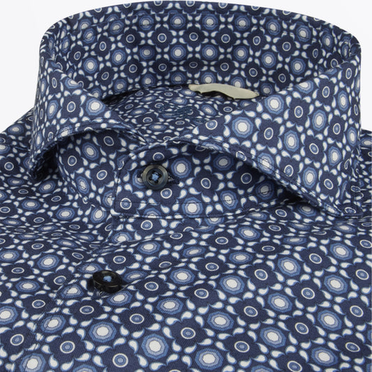 - Pattern Shirt - Blue