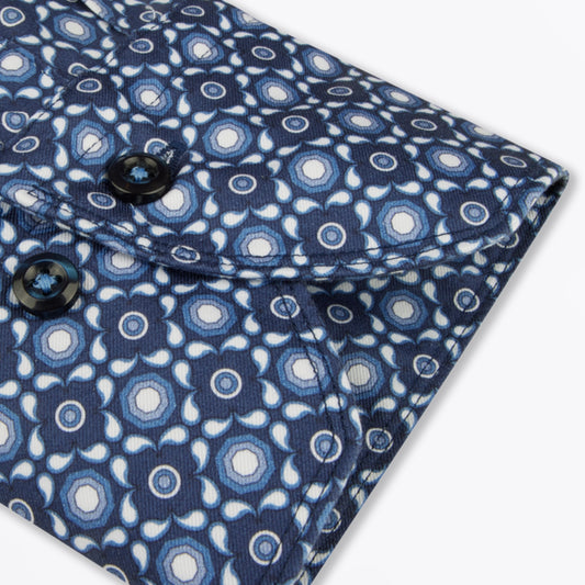 - Pattern Shirt - Blue