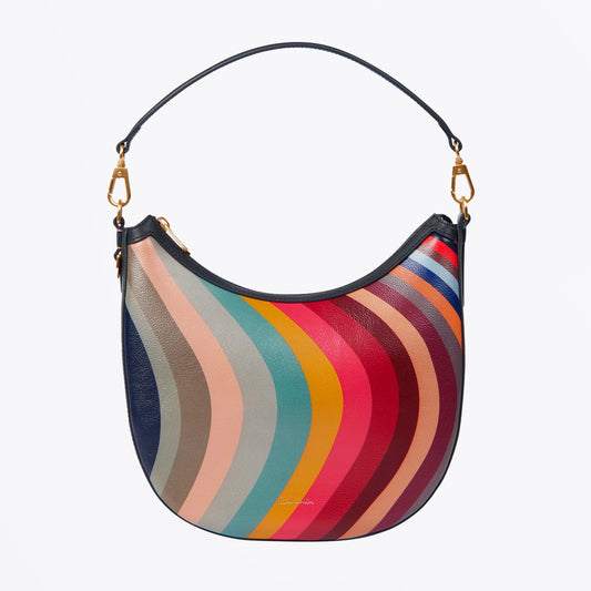 - Swirl Mini Hobo Leather Bag