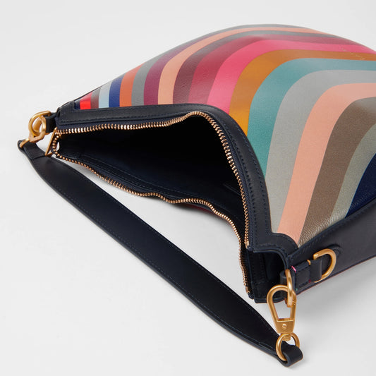 - Swirl Mini Hobo Leather Bag