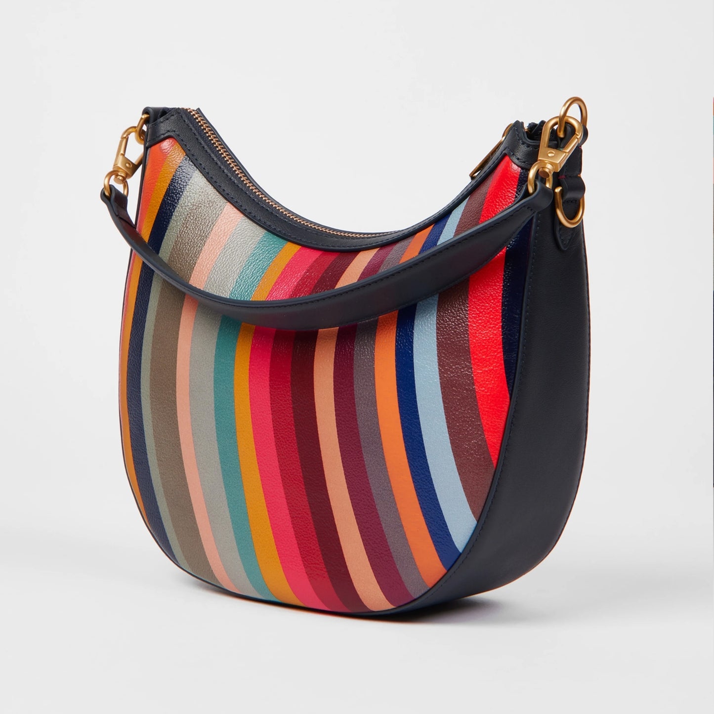 - Swirl Mini Hobo Leather Bag