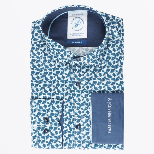 - Artistic Minimal Shirt - Classic Blue