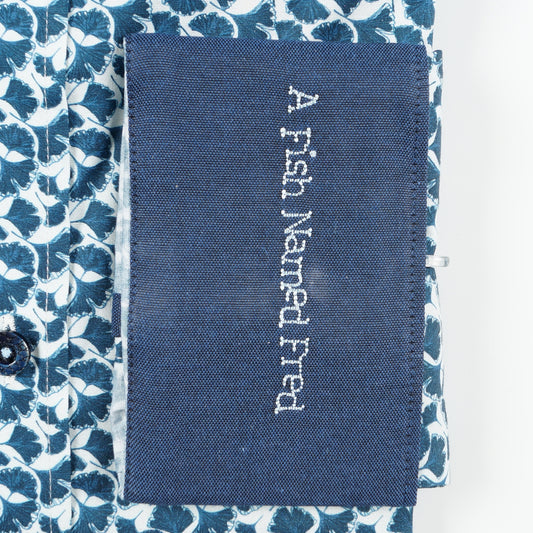 - Artistic Minimal Shirt - Classic Blue