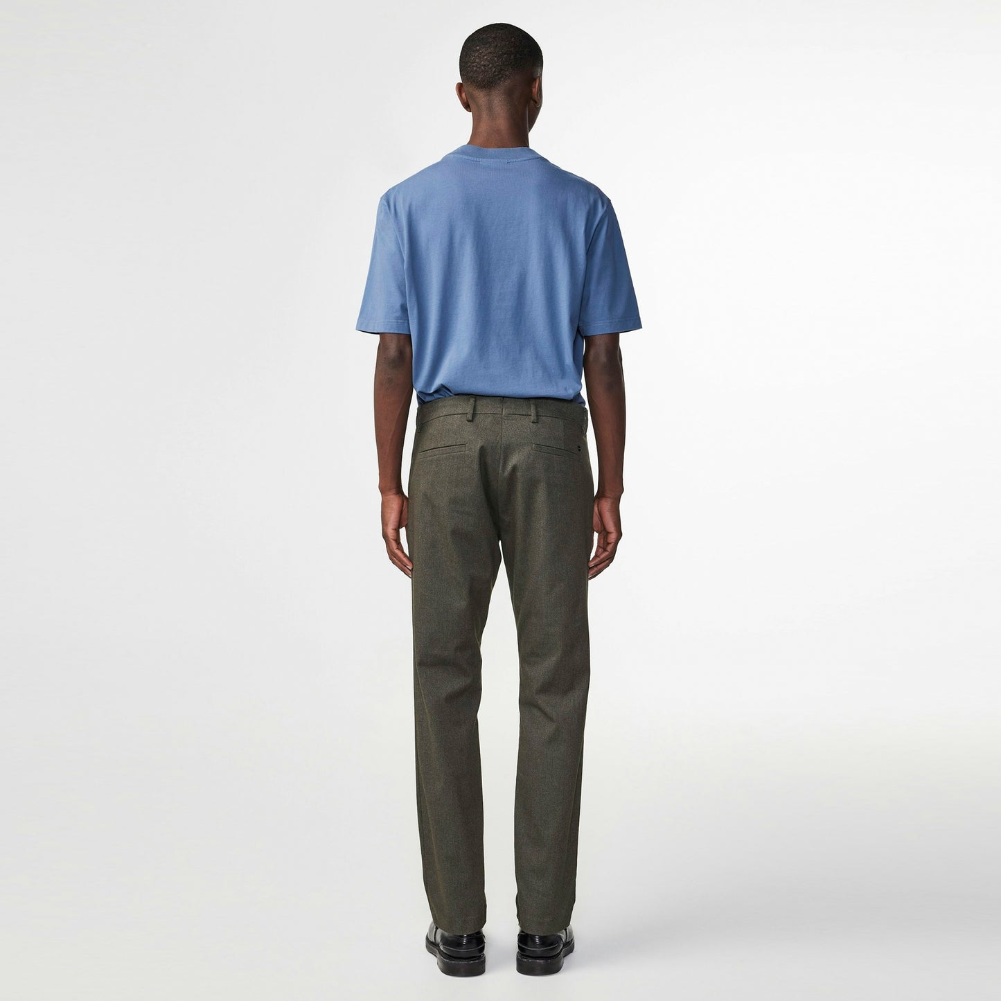 - Theo Tailored Slim Fit Trouser - Dark Army