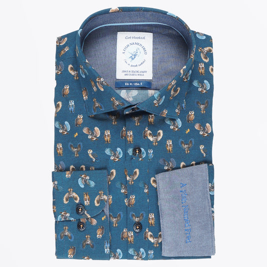 - Owls Shirt - Blue