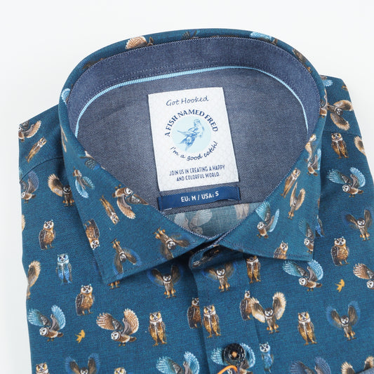 - Owls Shirt - Blue