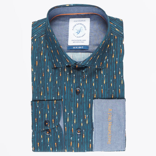 - Fishing Pole Shirt - Night Sky