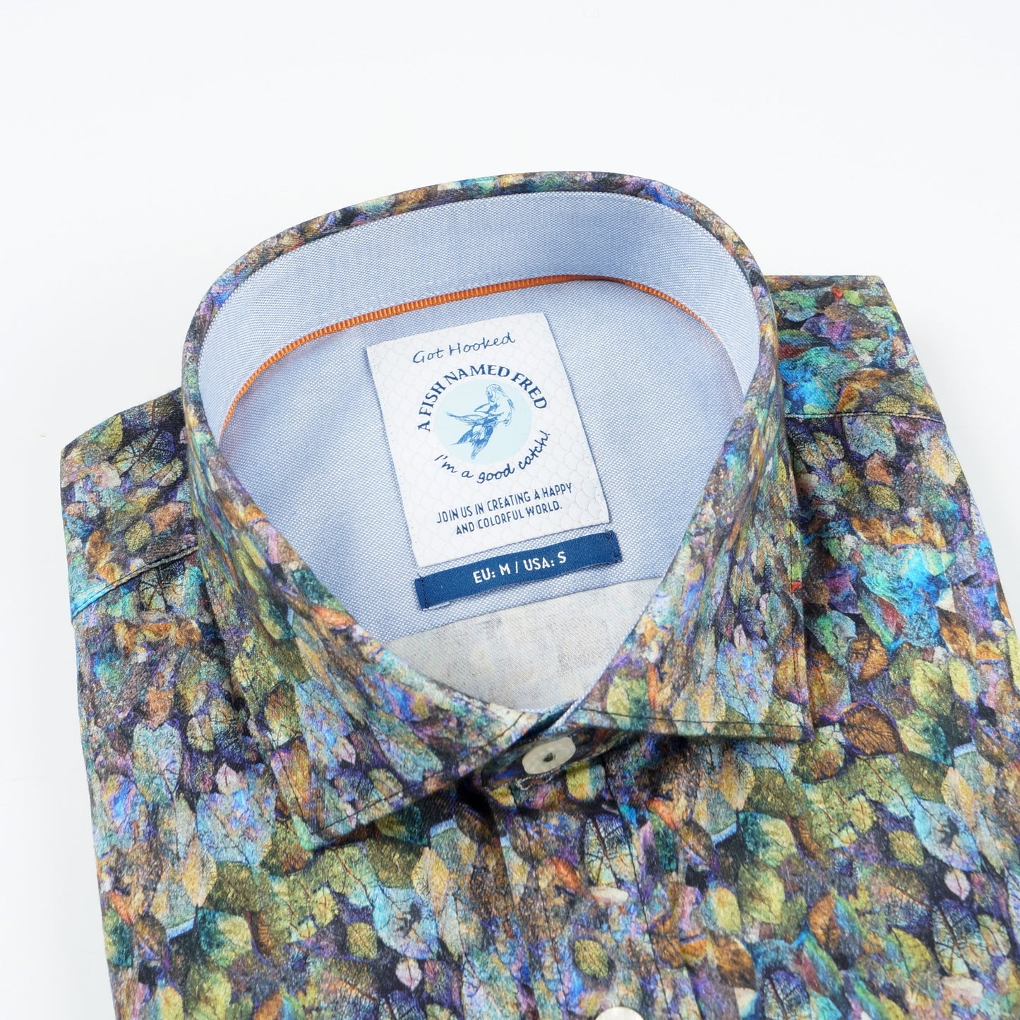 Frozen Leaves Shirt - Olive Green
