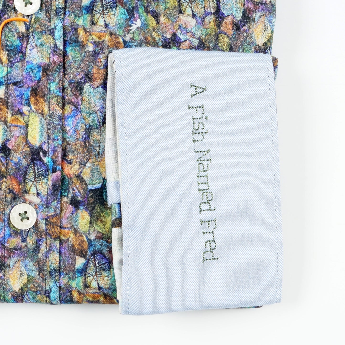 Frozen Leaves Shirt - Olive Green