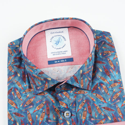 - Canoe Shirt - Blue Teal