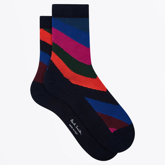 - Harley Swirl Socks - Navy