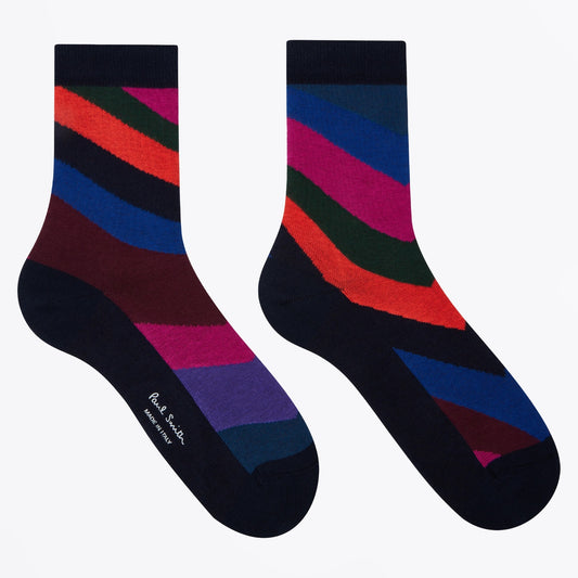 - Harley Swirl Socks - Navy