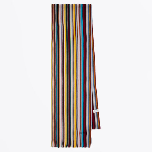 - Signature Stripe Scarf - Multi