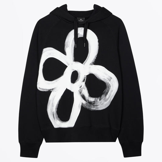 Hoody Happy Flower - Black