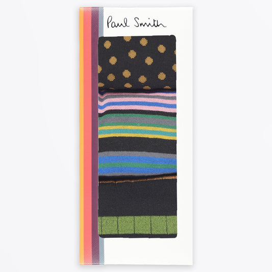 Mixed 3 Pack Socks - Black